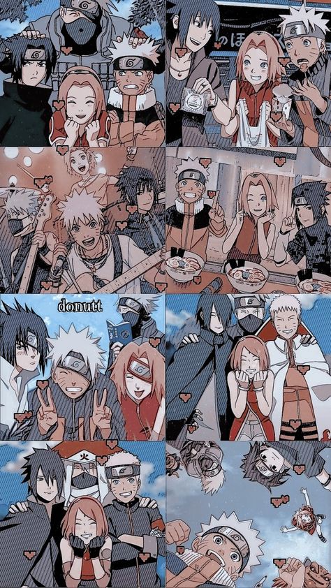 Team Kakashi, Naruto Team 7, Naruto Teams, Naruto Uzumaki Art, Naruto Comic, Naruto Shippuden Characters, Naruto Shippuden Sasuke, Naruto Cute, Naruto Pictures