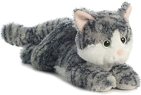 White Tabby Cat, Lily Cat, Cat Soft Toy, Gray Tabby, Dr. Seuss, Toys Uk, Stuffed Animal Cat, Cuddly Toy, Cat Plush