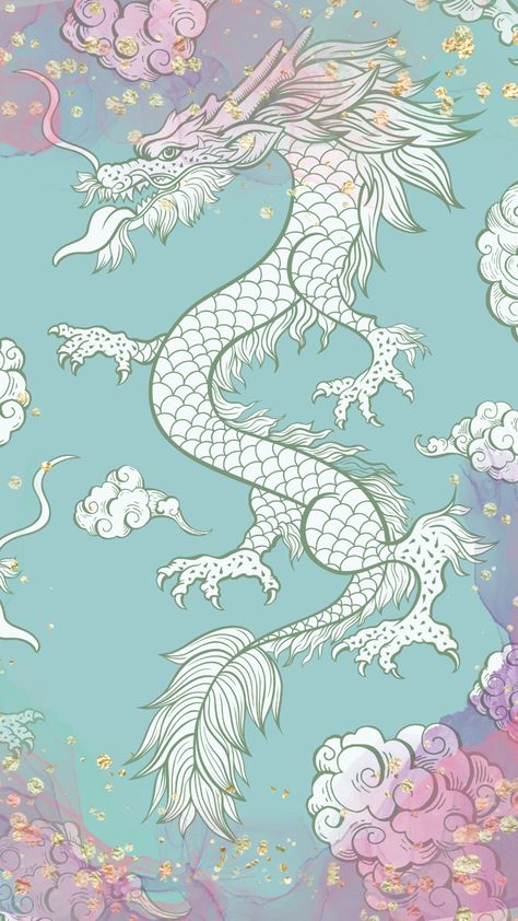 Teal or Green dragon phone background Teal Dragon, Samsung Flip, Dragon Wallpaper, Dragon Chino, Wallpaper Iphone Disney Princess, Lotus Yoga, Wallpaper Iphone Disney, Green Dragon, Flowers Wallpaper