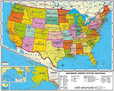 Printable Map of USA Genealogy Crafts, Time Zone Map, Genealogy Map, Southern New Mexico, Genealogy Organization, Genealogy Help, Map Printable, Tree Climbing, Crazy Wrap Thing