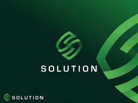 Solution Logo Design, Solution Logo, Modern Gradient, S Logo Design, Wall Tv Unit Design, Cloud Forest, Ev Charging, Logo Symbol, Tv Unit Design