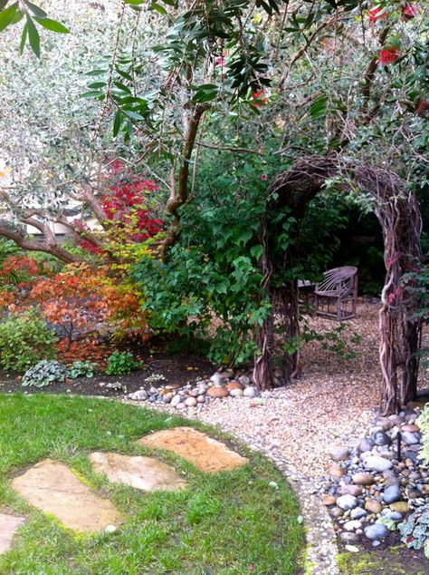 Willow Arch, Garden Sitting Areas, Garden Nook, Garden Wallpaper, Gardens Design, Garden Aesthetic, Garden Yard Ideas, Garden Oasis, Magical Garden