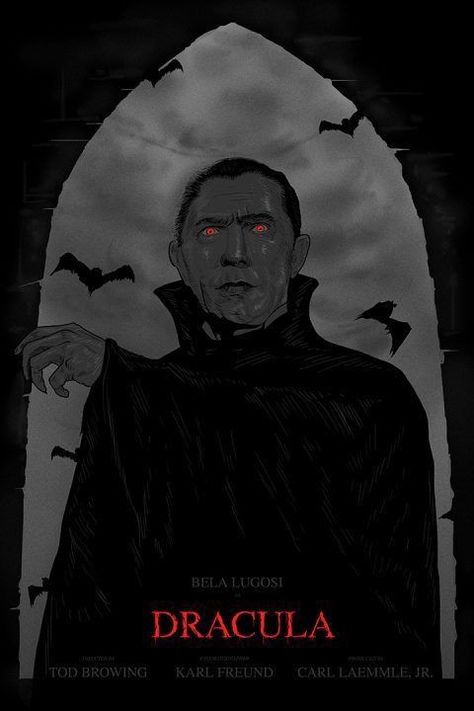 BELA LUGOSI , DRACULA , 1931 Dracula Movie Poster, Monsters Wallpaper, Bela Lugosi Dracula, Dracula Movie, Dracula 1931, Dracula Art, Bela Lugosi, Famous Monsters, Horror Monsters