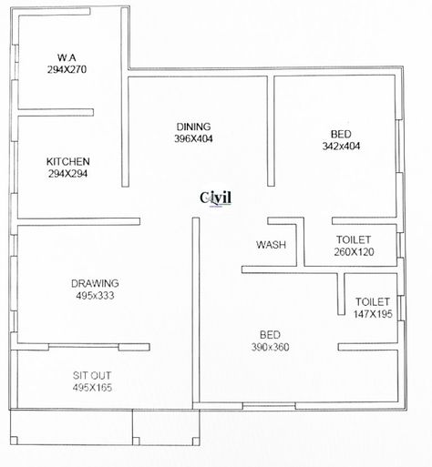 1100 Sq Ft 2BHK Modern Single Floor House And Free Plan - Engineering Discoveries 1100 Sq Ft House Plans, 1200sq Ft House Plans, Row House Design, Single Floor House Design, A Beautiful House, 3d House Plans, Free House Plans, Model House, Model House Plan