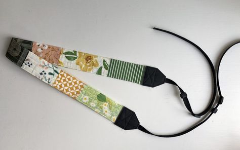 Patchwork Camera Strap Tutorial | House On Hill Road Camera Strap Pattern, Camera Strap Tutorial, House On Hill, Diy Camera Strap, Camera Tattoo Design, How To Make Camera, Camera Tattoos, Diy Sewing Gifts, Diy Camera