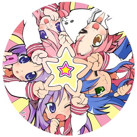 Anime
Lucky Star
2000s 
Anime core Animecore Webcore, Whatsapp Wallpaper, Star Wallpaper, Cute Poster, Lucky Star, Red Flag, Phone Themes, Cute Images, Cute Doodles