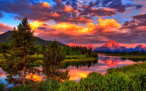 Beautiful+Mountain+Streams | Share Summer Wallpaper, Lombok, Landscape Wallpaper, Nature Wallpaper, Facebook Cover, Beautiful Sunset, Photo Print, Wyoming, Beautiful World