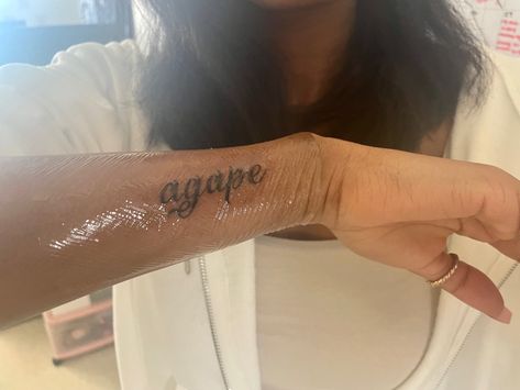 Unconditional Love Tattoo, Love Drought, Agape Tattoo, Love Tattoo, Tat Ideas, Tattoo Inspo, Love Tattoos, Unconditional Love, Tattoo Sketches