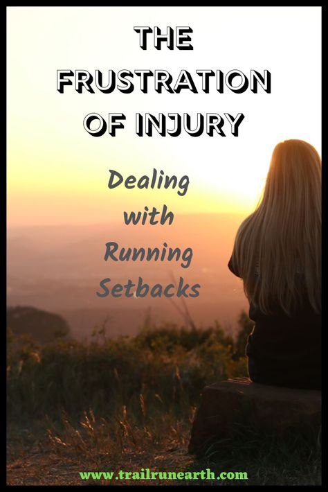 Dealing with running injuries is physically and mentally tough. We look at the frustration of injury and provide tips on dealing with running setbacks. #runninginjury #runninginjuryrecovery #running #runners #setbacks Injury Quotes, Running Injuries, Mental Toughness, Trail Running, You Fitness, Fitness Goals, Look At, Running, Quotes