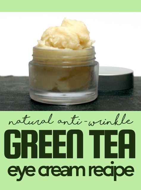 This natural anti-wrinkle green tea eye cream recipe is formulated using a combination of oils with anti-aging properties like rosehip seed oil & green tea. Green Tea Eye Cream, Eye Cream Recipe, Skin Care Routine For 20s, Creme Anti Age, Anti Aging Creme, Home Remedies For Hair, Natural Anti Aging, Rosehip Seed Oil, Skin Care Recipes