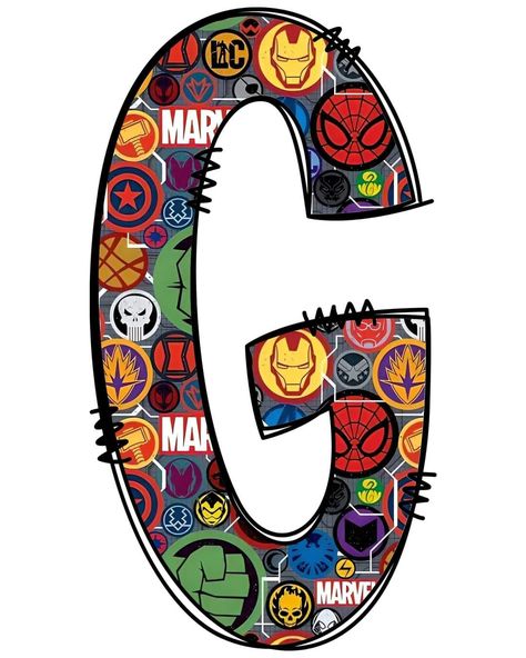 Super Hero Letters, Iron Man Photos, Projets Cricut, Birthday Numbers, Superhero Party, Fonts Alphabet, Baby Birthday, Marvel Characters, Plexus Products