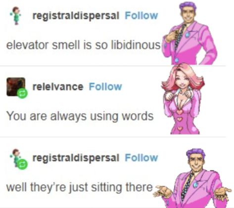 Vera Misham Ace Attorney, Ace Attorney Genderbend, Ace Attorney Text Post, Ace Attorney Headcanons, April May Ace Attorney, Ace Hardware Store, Lawyer Humor, Apollo Justice, Phoenix Wright