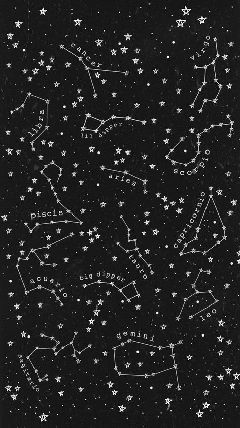 Constellation Wallpaper Bedroom, Constellation Pattern Design, Constellations Aesthetic, Black Star Background, Constellations Wallpaper, Dark Astrology, Ancient Zodiac, Constellation Wallpaper, Constellation Pattern