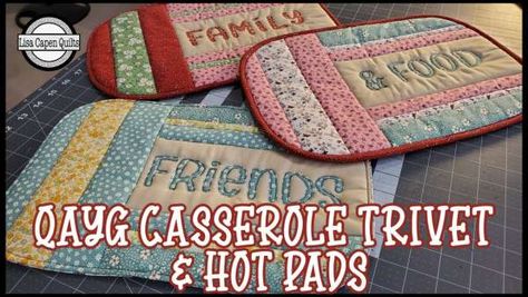 Hot Pads Tutorial, Free Motion Quilting Patterns, Raw Edge Applique, Sewing Essentials, Quilted Gifts, Quilt As You Go, Denim Quilt, Hot Dishes, Tree Garland