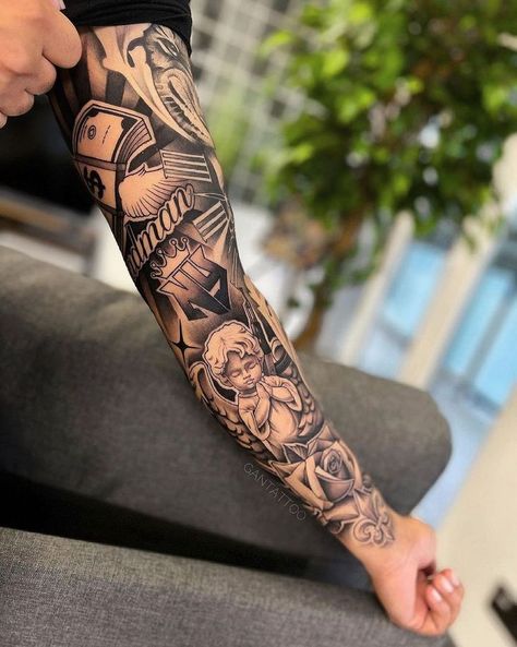 Art (Posts tagged liontattoo) | Men tattoos arm sleeve, Tattoo sleeve designs, Tattoos Beautiful Hand Tattoos, Hand Tattoos For Men, Gotik Tattoo, Tattoo Font For Men, Half Sleeve Tattoos Forearm, Chicano Tattoos Sleeve, Street Tattoo, Men Tattoos Arm Sleeve, Forarm Tattoos