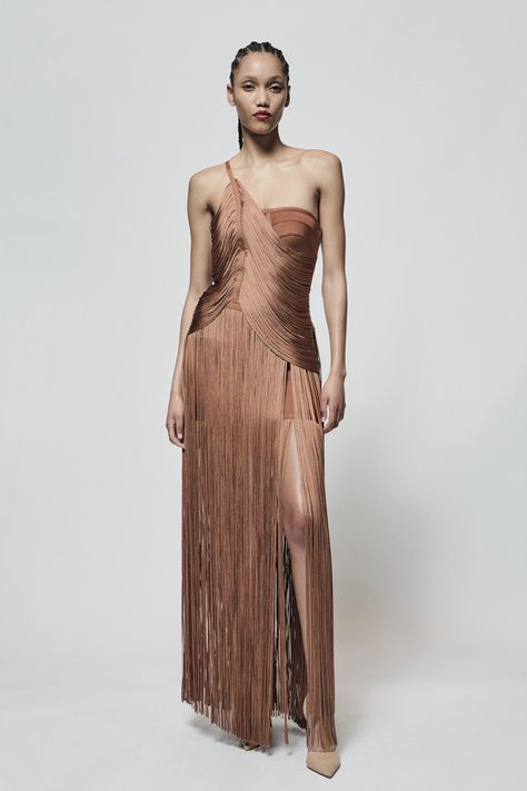 2023 Gowns, Awards Outfits, 2023 Lookbook, Guo Pei, Fashion Trend Forecast, Herve Leger Dress, Full Length Gowns, One Shoulder Gown, Spring 23