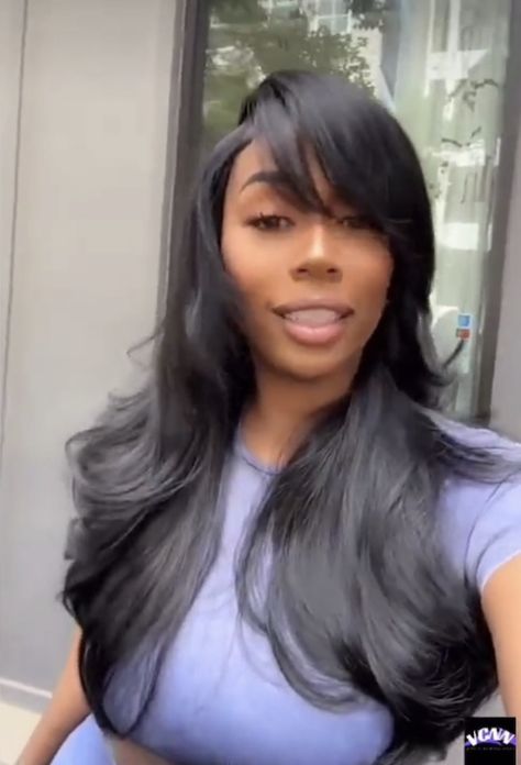 kash doll (2023) Closure Wig Install, Kash Doll, Silk Press Natural Hair, Side Part Hairstyles, Wig Install, Short Locs Hairstyles, Birthday Hair, Short Straight Hair, Natural Hair Styles Easy