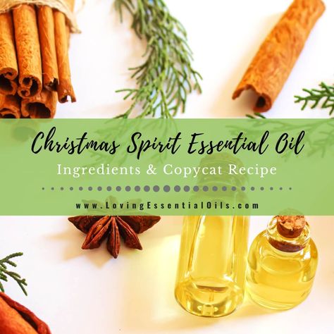 Create a cozy and festive atmosphere in your home during the holiday season with this oil blend. Introducing Christmas Spirit essential oil blend, an all natu... Learn more about health and wellness at Loving Essential Oils Rosemary Essential Oil Diffuser Blends, Christmas Spirit Essential Oil Recipe, Diffuser Blends With Christmas Spirit, Christmas Spirit Essential Oil Blends, Diffuser Blend With Christmas Spirit, Diy Christmas Spirit Essential Oil Blend, Essential Oils For Christmas Smells, Christmas Tree Essential Oil Blend, Christmas Spirit Oil Diffuser Blends