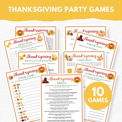 Get ready to bring joy and laughter to your Thanksgiving gatherings with the Thanksgiving Emoji Pictionary Game! This exciting game is perfect for all ages, making it one of the best Thanksgiving games for both kids and adults. Whether you're hosting a Friendsgiving celebration, an office party, or simply enjoying Thanksgiving Day with family, this emoji Pictionary isentertainment. Thanksgiving Kid Games, Thanksgiving Emoji Pictionary, Thanksgiving Emoji, Thanksgiving Trivia, Friendsgiving Games, Thanksgiving Candy, Riddle Games, Thanksgiving Games For Kids, Thanksgiving Facts