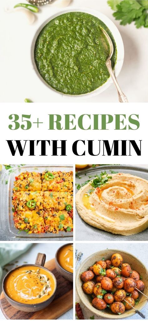 collection of recipes with cumin Cooking With Spices, Recipes With Cumin Powder, Recipes With Cumin, Cumin Recipes, Cumin Spice, Condiment Recipes, Powder Recipe, Fresh Salsa, Mediterranean Dishes