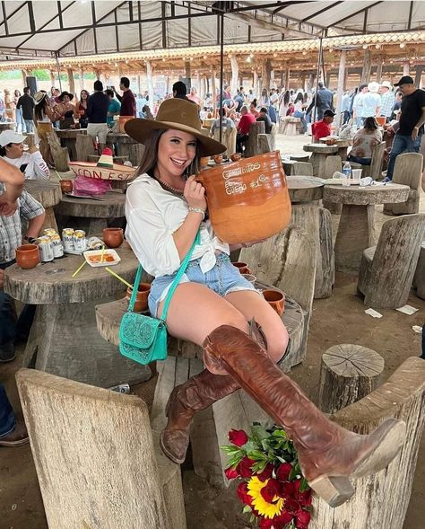 Mexico Vacation Outfits Rancho, Tequila Outfit Ideas, Charro Days Outfit, Jalisco Mexico Outfits, Tequila Mexico Outfit Women, Long Dress Western Outfits, Outfits For Mexico Ranch, Guadalajara Outfits Summer, Outfits For Tequila Jalisco