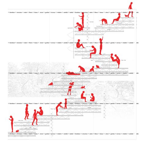 Sou Fujimoto Human Scale Architecture, Motion Architecture, Plan Concept Architecture, Human Scale, Sou Fujimoto, Architecture Presentation Board, Architecture Concept Diagram, Japanese Architect, Concept Diagram