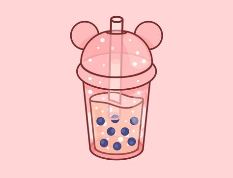 Minuman Starbucks, Cute Food Wallpaper, Tea Wallpaper, Bubble Drawing, Tea Illustration, Bubble Tea Boba, Images Kawaii, Cute Food Drawings, Cute Tumblr Wallpaper