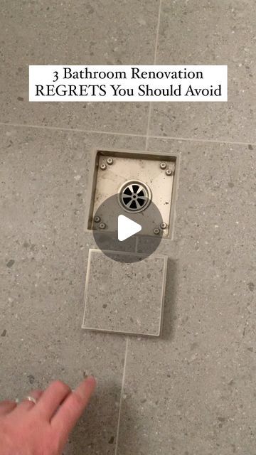 On the Ball Bathrooms on Instagram: "When it comes to renovating bathrooms for over 20 years you will have some regrets but below are the most common ones I come across.  1.Not Using A Double Shower Head 💧  When we refer to double we are talking the combination of overhead and hand held.   The hand held is great for cleaning and if you do not want to get your hair wet. Overhead showers are nice for constant showers and ease of use so the combo is a dream.  2.Not Tiling Full Height 📏  Full height tiling or tiling to the ceiling has both the added look of luxury and longevity with it being easier to clean and maintain with no need for painting plus easy wiping down.  3. Not Using Big Drains 🕳️  With the use of larger and larger tiles the smaller drains often require lots of cutting around Bathroom Remodel Double Shower Head, Dual Shower Heads Master Baths Walk In, Dual Shower Heads Master Baths, Double Shower Head Master Baths, Shower Drain Ideas, Double Shower Head, Bathroom Tiles Combination, Double Shower Heads, Ceiling Shower Head