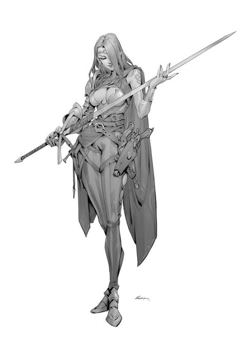 Shamanic Princess, Bird Warrior, Coloring Methods, Link Fanart, Heroic Fantasy, Female Knight, Concept Art Character, Arte Sketchbook, 판타지 아트