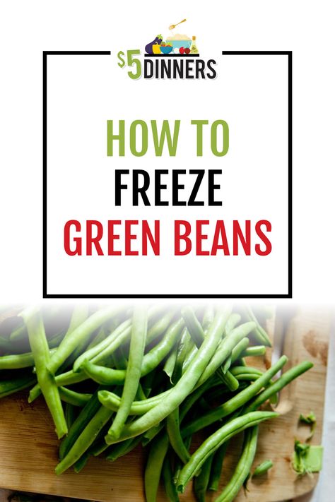 How to Freeze Green Beans on $5 Dinners Storing Green Beans In Fridge, Storing Green Beans, How To Store Fresh Green Beans In Fridge, How To Store Green Beans, How To Keep Green Beans Fresh Longer, How To Store Fresh Green Beans, How To Store Green Beans In The Fridge, Garden Fresh Green Bean Recipes, How To Fix Fresh Green Beans