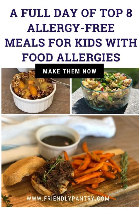 Allergy Free Recipes For Kids, Kids Snacks Ideas, Dairy Free Recipes For Kids, Lunches For Kids, Meals For Kids, Paleo Diet Meal Plan, Pantry Food, Allergen Free Recipes, Snacks Ideas