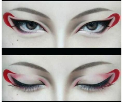 Tattoo Bts, Teknik Makeup, Cosplay Makeup Tutorial, Fox Makeup, Cosplay Idea, Makeup Asian, Anime Eye Makeup, Anime Cosplay Makeup, Anime Makeup