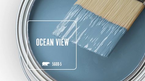 OCEAN VIEW 560D-5 | Behr Paint Colors Nautical Paint Colors, Behr Blue Paint Colors, Behr Blue, Lake House Paint Colors, Behr Exterior Paint, Aqua Color Palette, Sage House, Nautical Aesthetic, Behr Colors