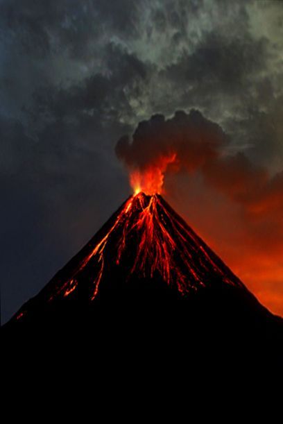 imalikshake: imalikshake: Arenal Volcano II by ~abrahams-david Arenal Volcano, Sun Sets, Volcano, The Sun, Sun