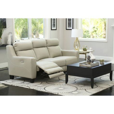 Warren Leather Power Reclining Sofa Best Leather Sofa, Sofa And Loveseat Set, Leather Reclining Sofa, Silver Nail, Couch Set, Power Reclining Sofa, Cinema Room, Living Room Sets Furniture, Living Room Set