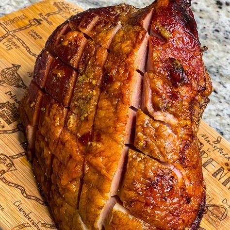 A delicious Slow Cooker Glazed Ham, made with just five simple ingredients, is the perfect main meal for easy entertaining. Glazed Ham, Ham Glaze, Easy Entertaining, Main Meals, Serving Plates, Simple Ingredient, Slow Cooker, Glaze, Thanksgiving