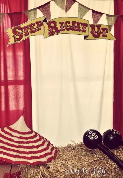 Vintage Circus Party (guest feature) - Celebrations at Home                                                                                                                                                     More Vintage Party Photos, Vintage Circus Theme, Vintage Circus Party, Circus Carnival Party, Creepy Carnival, Halloween Circus, Circus Wedding, Circus Show, Circus Theme Party