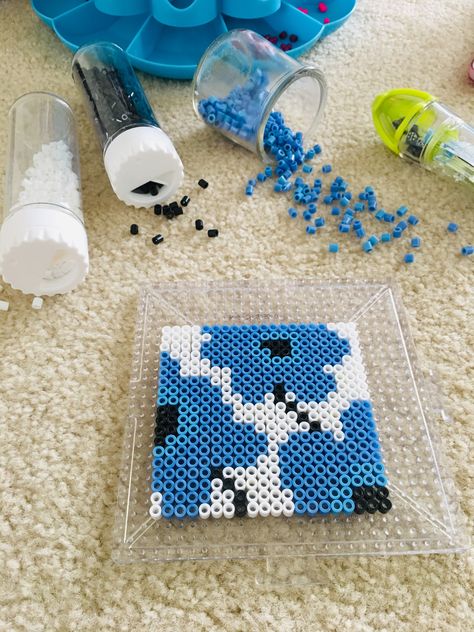 Perler Beads Tea Coaster Perler Beads Ideas Costers, Iron Beads Coaster, Pyssla Coaster, Coaster Perler Bead Patterns, Seed Bead Ideas Projects, Ironing Beads Ideas Aesthetic, Useful Perler Bead Projects, House Perler Beads, Perler Bead Coasters Patterns