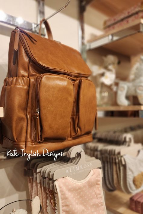 The ultimate nappy backpack Nappy Backpack, Nappy Bags, Designer Diaper Bag, Vegan Leather Backpack, Leather Backpacks, Diaper Bags, Baby Boutique, Baby Care, Leather Backpack