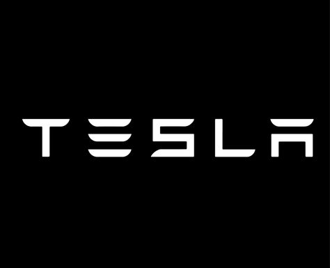 Tesla Brand Logo Car Symbol Name White Design USA Automobile Vector Illustration With Black Background All Car Logos With Name, Tesla Logo Design, Tesla Background, Car Logos With Names, Car Symbol, Symbol Name, All Car Logos, Tesla Aesthetic, Car Symbols