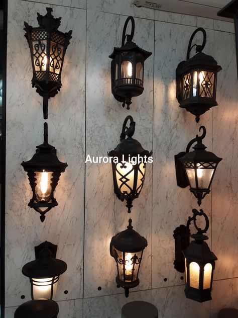 Balcony Wall Lights, Elevation Lights, Exterior Lamp, Porch Lanterns, Modern Garden Lighting, Porch Lamp, Aurora Lights, Gate Lights, Outdoor Wall Light Fixtures