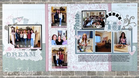 Close To My Heart Layouts, Ctmh Sweet Memories, Close To My Heart Scrapbooking Layouts, Heart Sketches, Ctmh Scrapbooking Layouts, Multi Photo Layouts, 12x12 Scrapbook Layouts, Scrapbook Design Layout, Multi Photo