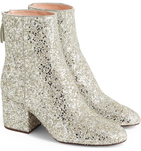 J.Crew Maya Ankle Bootie Fall Florals, Winter Wedding Inspiration, Fallen Leaves, Shoes Boots Ankle, Green Wedding Shoes, Glitter Fabric, Jimmy Choo Shoes, Style Mistakes, Ankle Bootie