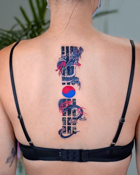 Blue Ink Tattoos, Ink Tattoo Design, Red Tattoo Ideas, Red Ink Tattoo, Korean Tattoos, Red Tattoo, Red Ink Tattoos, Red Tattoos, Embroidery Design Download