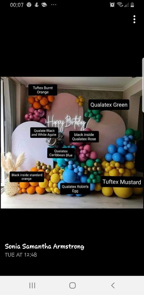 One Colour Balloon Garland, Colourful Balloon Garland, Double Stuff Balloon Color Combinations, Ballon Color Combinations, Tuftex Balloon Colors, Double Stuff Balloon Colors, Balloon Colour Combinations, Balloon Organization Ideas, Balloon Color Combinations