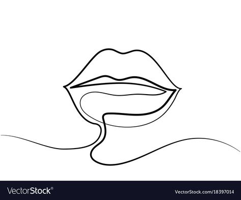 Lips Logo, Logo Black And White, Lip Logo, Drawing Beautiful, Clinic Logo, Cake Boutique, Beauty Clinic, Continuous Line Drawing, Future Apartment