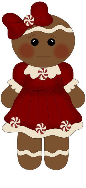 CHRISTMAS GINGERBREAD GIRL CLIP ART Gingerbread Man Pictures, Gingerbread Girl Template, Gingerbread Faces Template, Gingerbread Outfit, Girl Gingerbread, Gingerbread Baby, Gingerbread People, Gingerbread Crafts, Gingerbread Christmas Decor