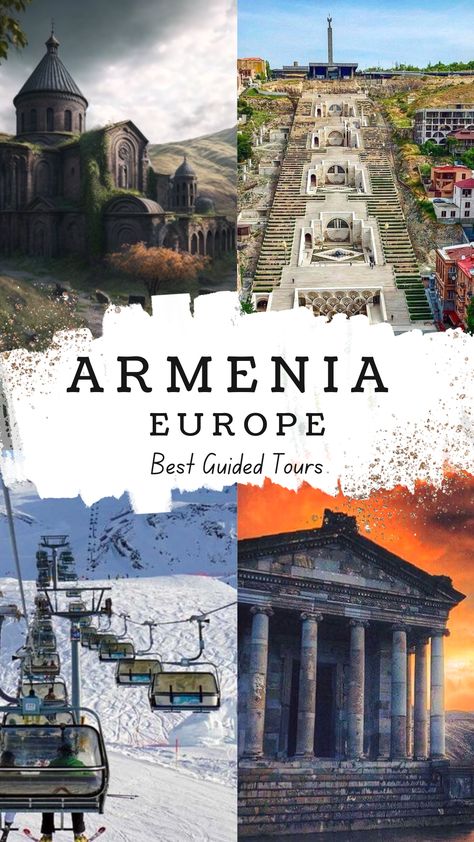 Armenia is a country steeped in rich history, vibrant culture, and breathtaking natural beauty. From its ancient monasteries and churches to its stunning mountain ranges and serene lakes, Armenia offers a unique and unforgettable travel experience. In this blog, we'll take you on a journey through Armenia, exploring its fascinating past, vibrant present, and exciting future. Join us as we discover the beauty and wonder of this hidden gem in the Caucasus region. #Armenia #Travel #Aesthetic #Fun Armenia Travel, Mountain Ranges, Marco Polo, My Heritage, Hidden Gem, Azerbaijan, Tour Packages, Armenia, Travel Aesthetic