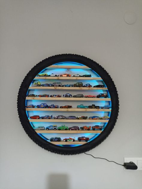 Hot wheels display from Tire Hotwheels Mirror Diy, Hot Wheel Mirror, Hot Wheels Mirror, Hot Wheels Display, Diy Mirror, Mirror, Cars, Quick Saves