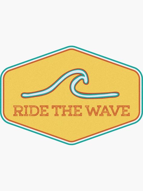 Deco Surf, Vintage Surfing, Surf Stickers, Surf Vintage, Surfing Pictures, Ride The Wave, Tumblr Stickers, Hydroflask Stickers, Vintage Surf